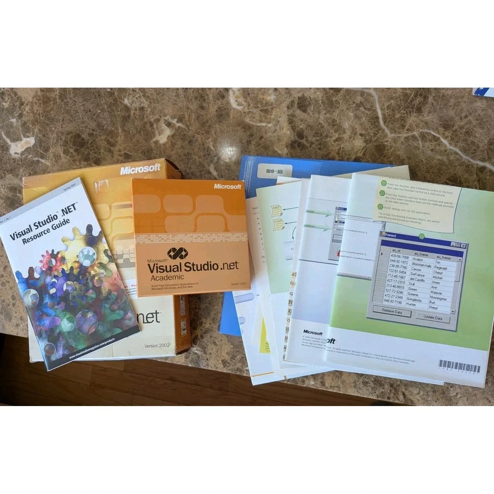 Microsoft Visual Studio. Net Professional 2002 w/ Product‎ Key & Resources